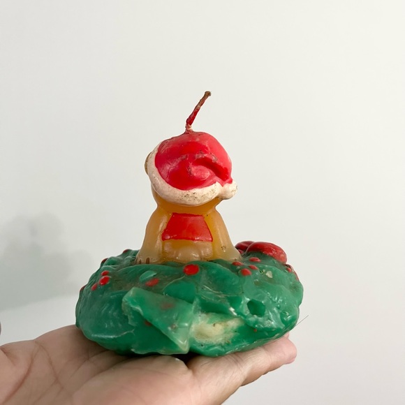 Vintage Jasco and Avon Christmas Wax Candle Figures People And Dog Set of Three - Picture 7 of 11